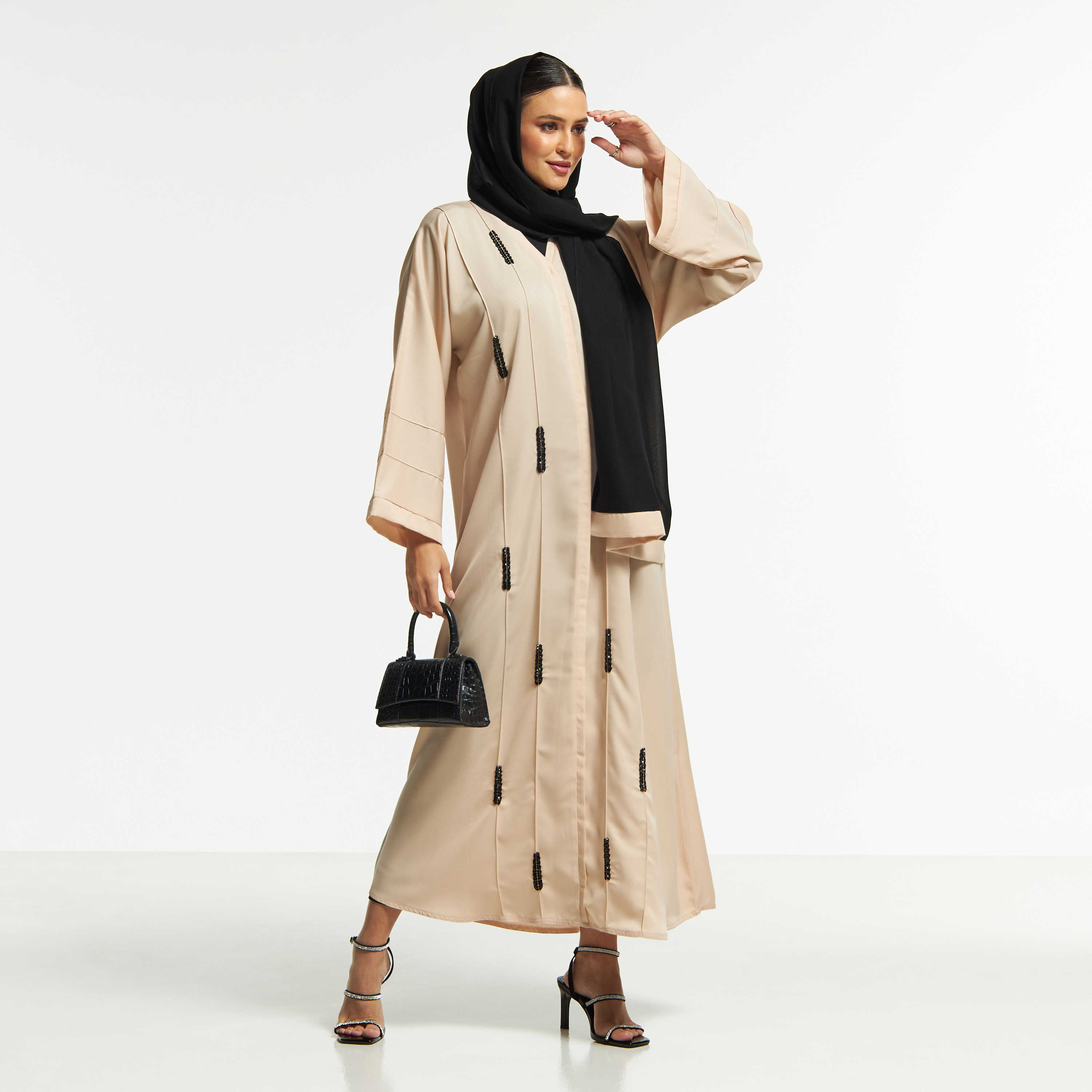 LS Bead Embellished Abaya with Button Closure-women-arabicclothing-abayas-image-4