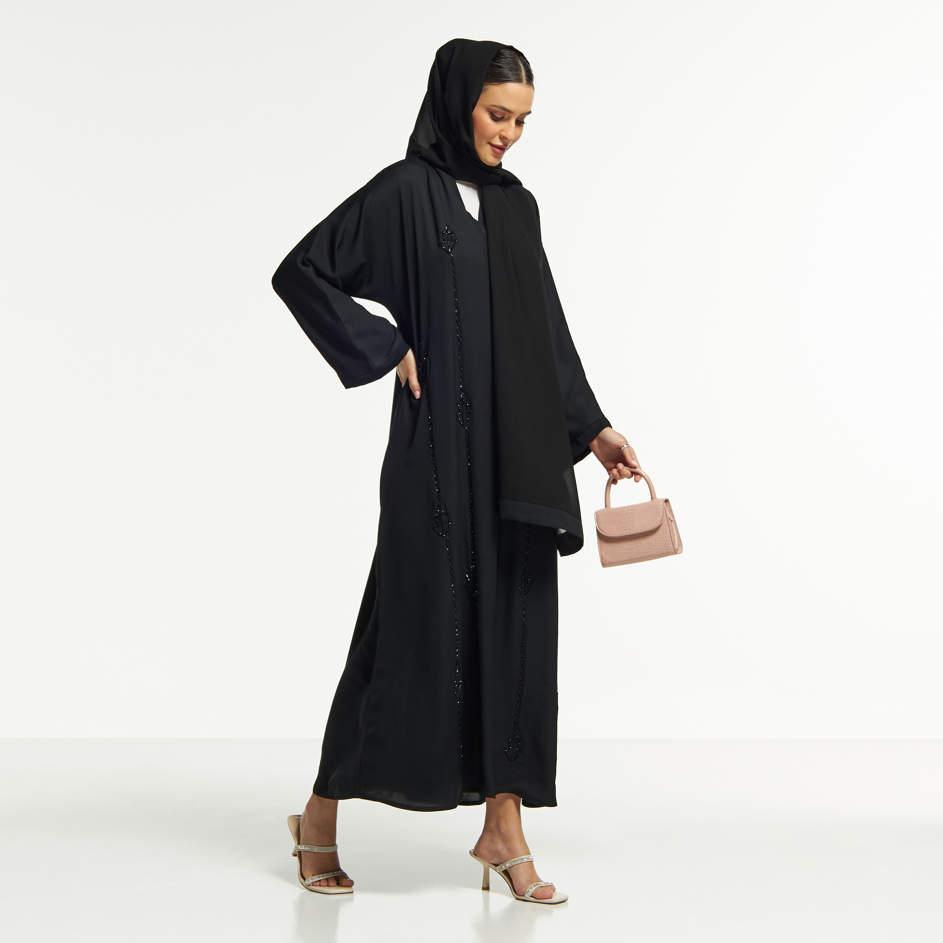 LS Bead Embellished Abaya with Button Closure-women-arabicclothing-abayas-image-4