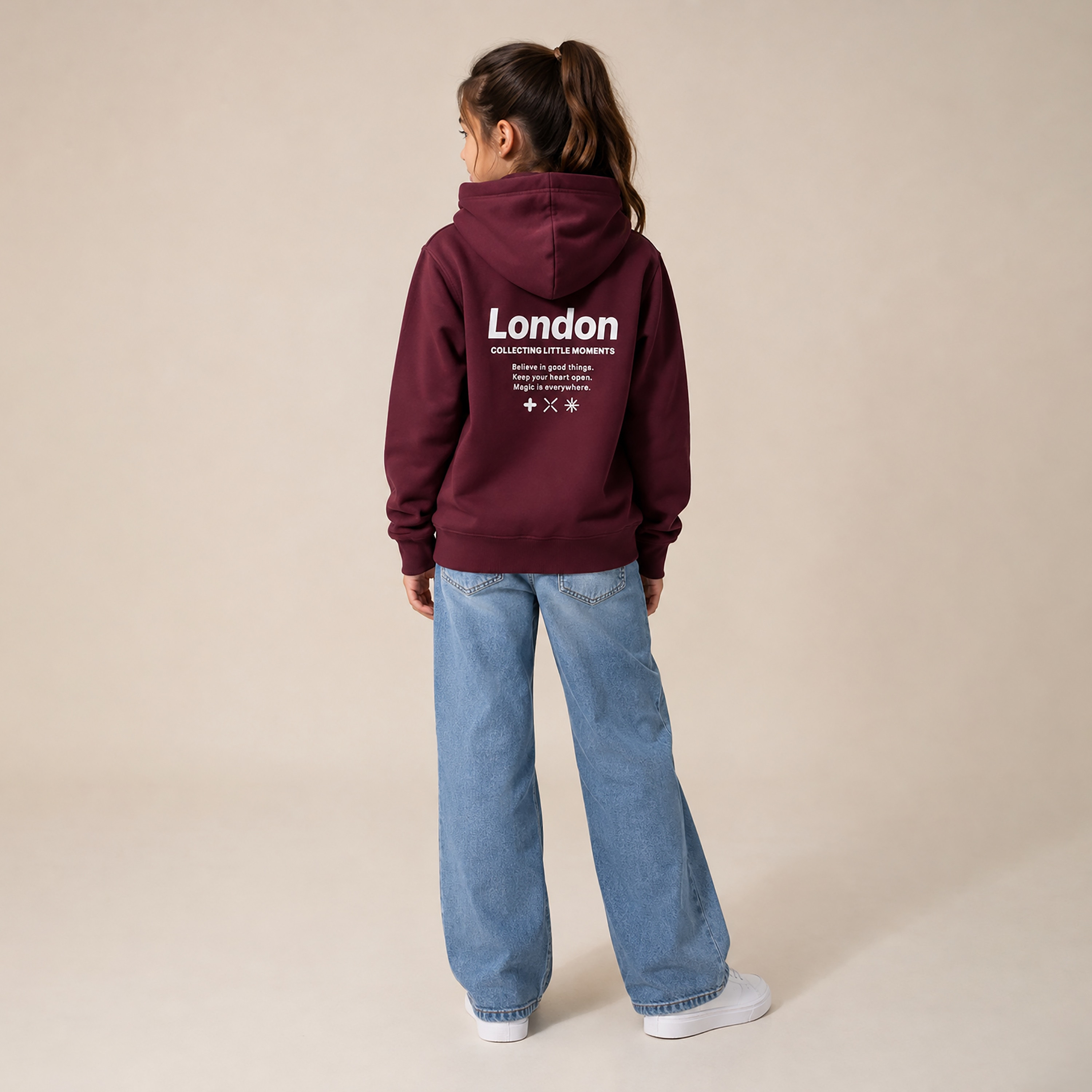 هودي بأكمام طويلة بطبعة من فيكتور أند جين-girls-clothing-sweatshirts-image-2