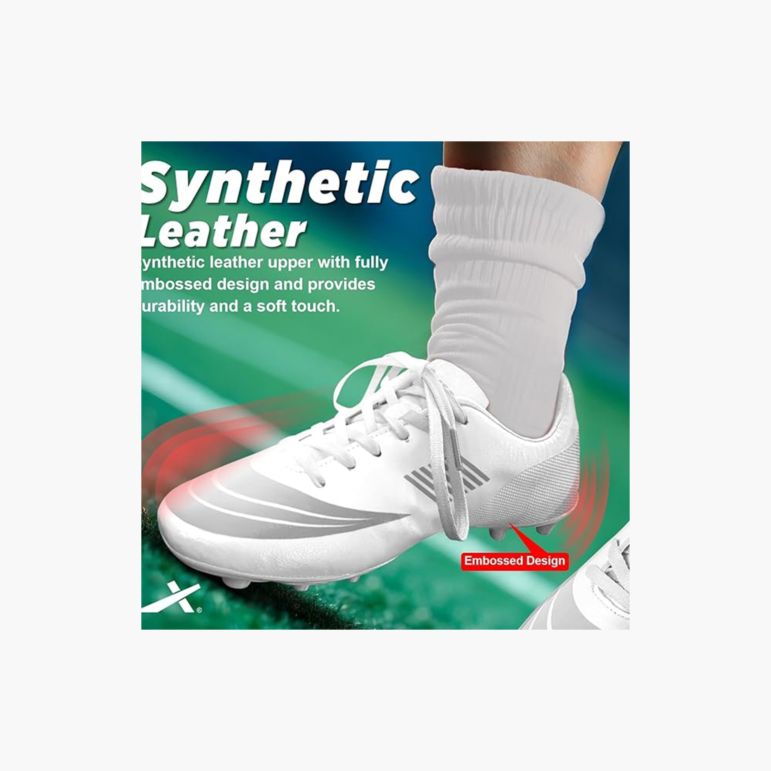 فيكتور إكس - حذاء كرة قدم فورتشن مع أربطة للأرضية الصلبة | SH-FORTUNE-sports-gear-football-shoes-firmground-image-2