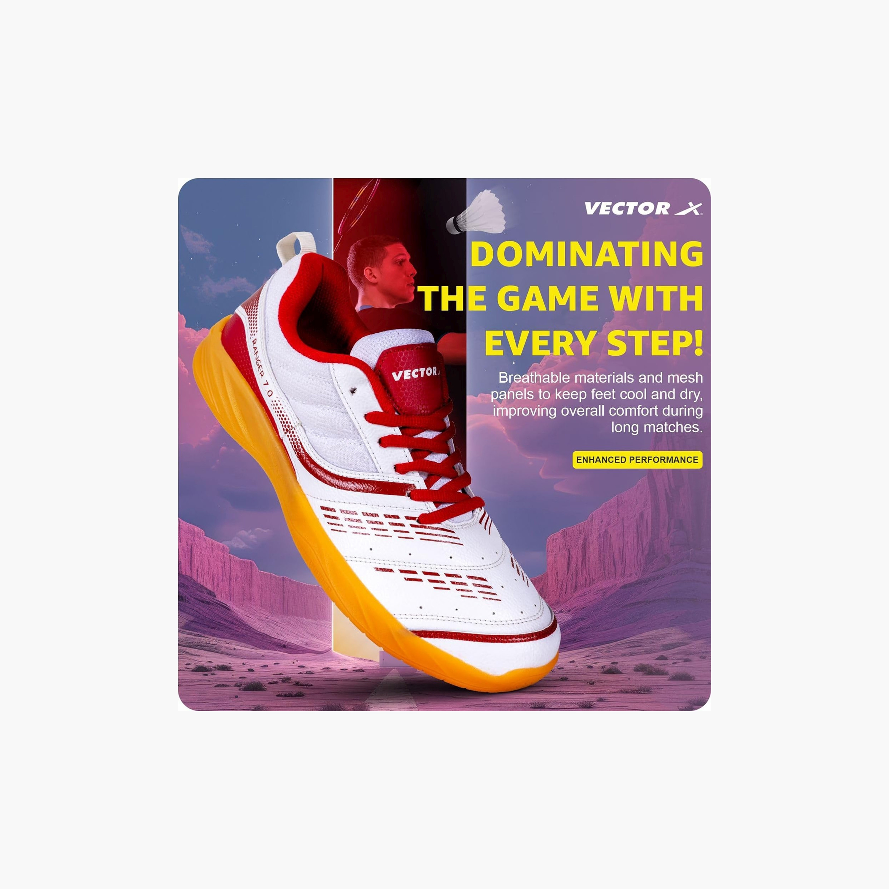 Vector X Men's Ranger 7.0 Lace-Up Badminton Shoes | SH-RANGER-7-0-sports-men-shoes-image-3