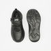 KangaROOS Textured Sneakers with Hook and Loop Closure-Girl%27s School Shoes-thumbnail-3
