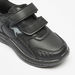 KangaROOS Textured Sneakers with Hook and Loop Closure-Girl%27s School Shoes-thumbnail-4