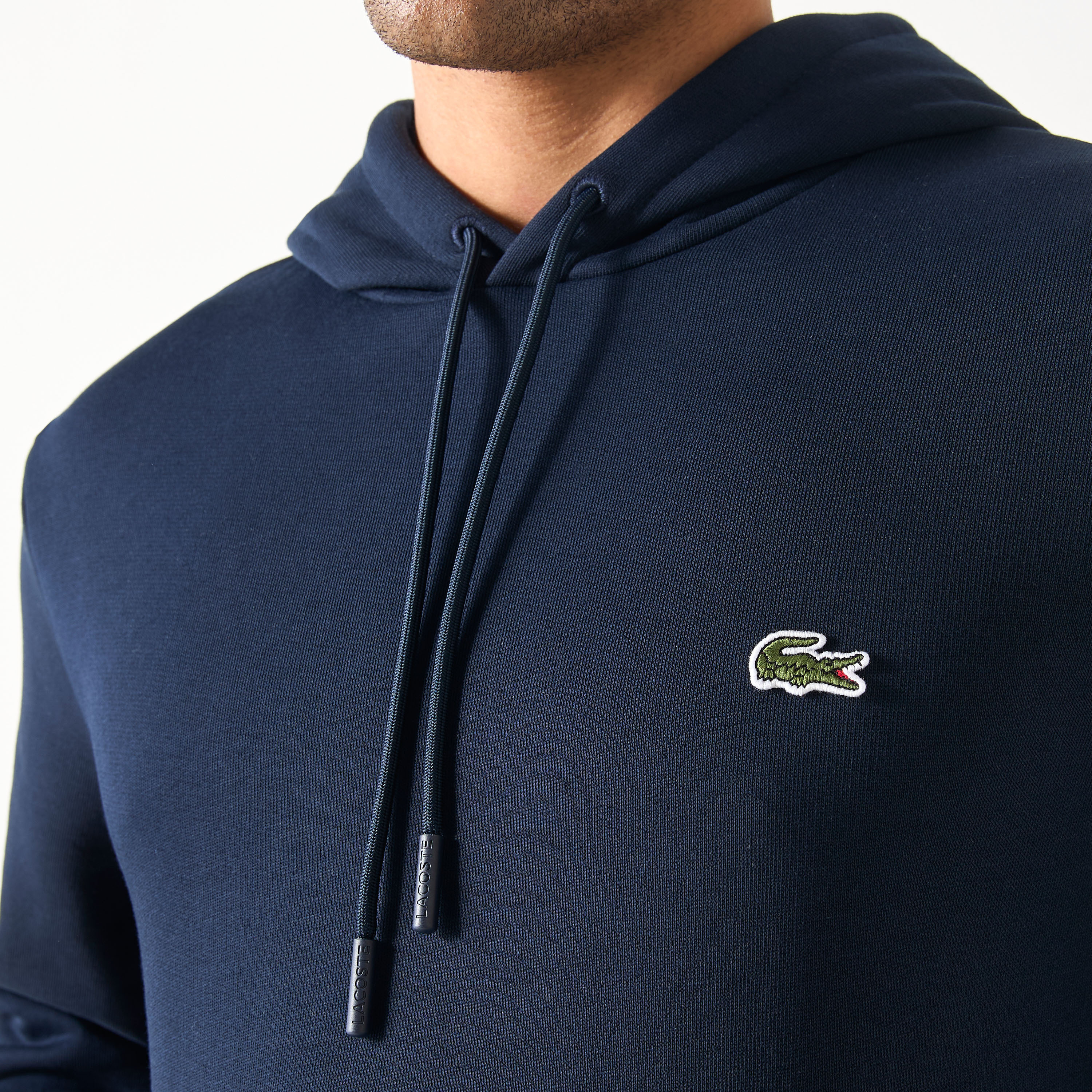 Lacoste Solid Hooded Sweatshirt with Kangaroo Pocket-men-clothing-hoodiesandsweatshirts-image-3