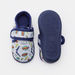 Printed Bedroom Shoes with Hook and Loop Closure-Boy%27s Bedroom Slippers-thumbnailMobile-4