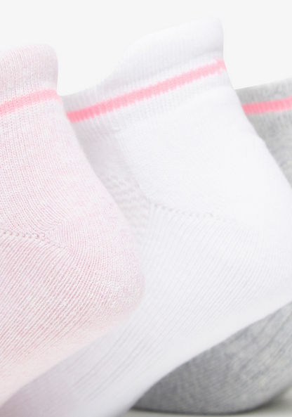 Dash Striped Ankle Length Socks - Set of 3-Girl%27s Socks & Tights-image-1