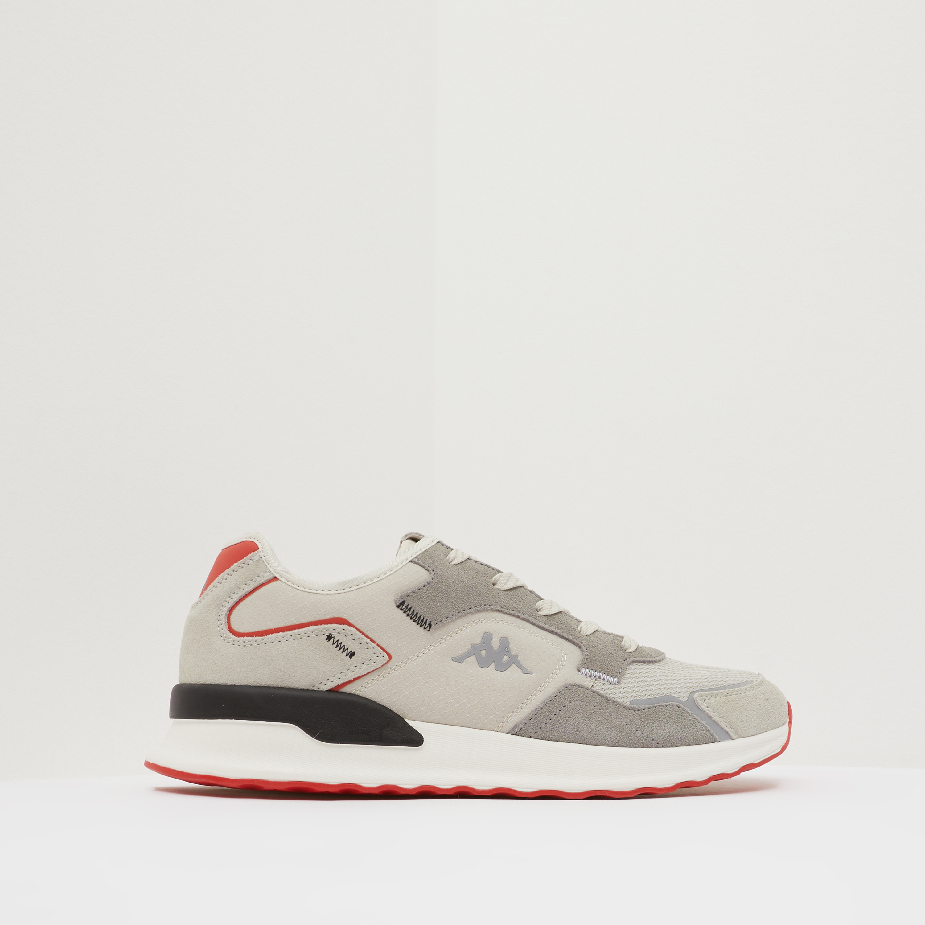 Kappa Panelled Walking Shoes with Lace-Up Closure-sports-men-shoes-image-1