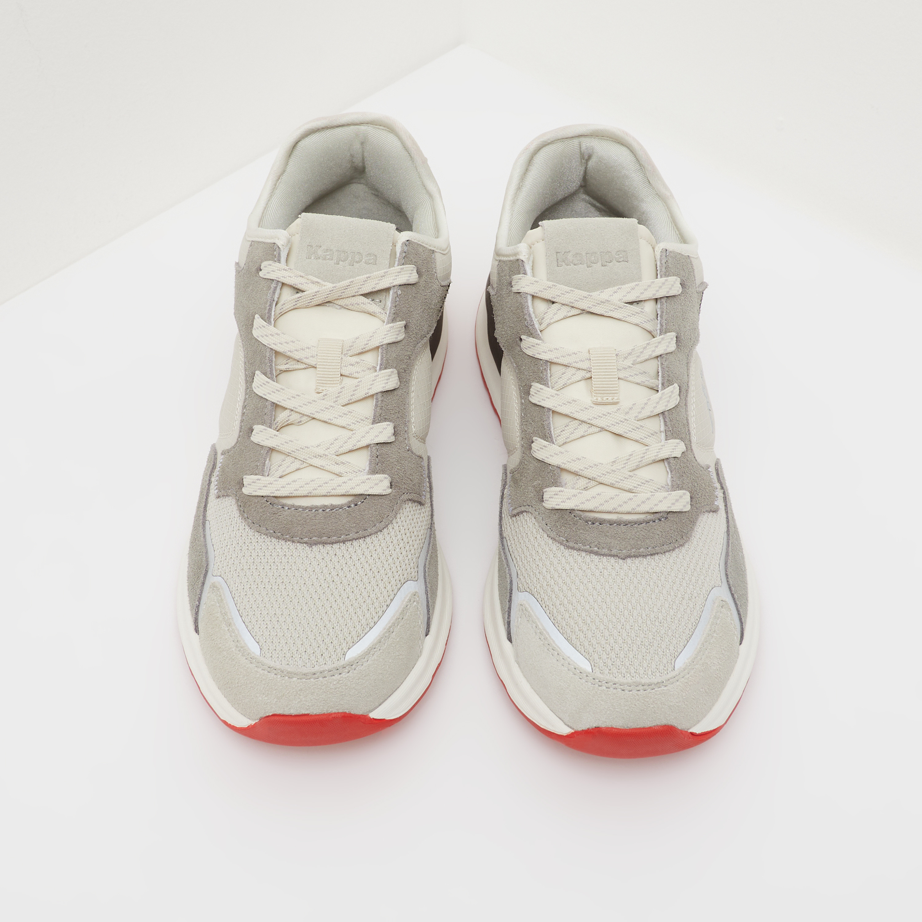 Kappa Panelled Walking Shoes with Lace-Up Closure-sports-men-shoes-image-2