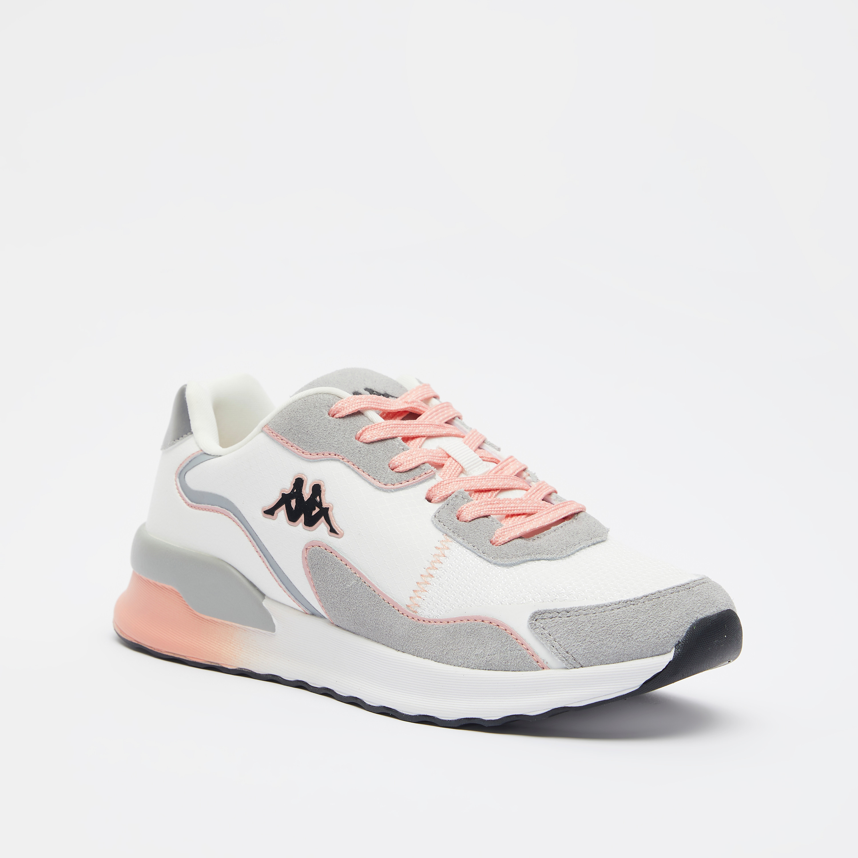 Kappa Women s Logo Detail Trainers with Lace Up Closure