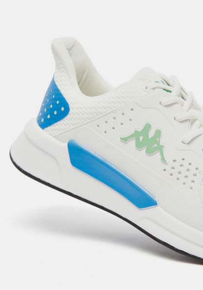 Kappa Men's Logo Detail Running Shoes with Lace-Up Closure