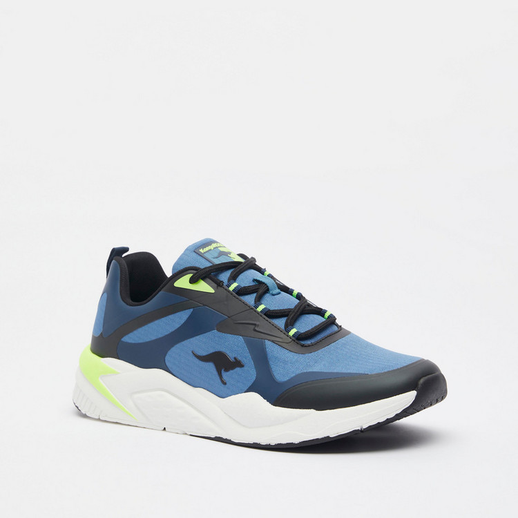 KangaROOS Men's Logo Detailed Trainers with Lace-Up Closure