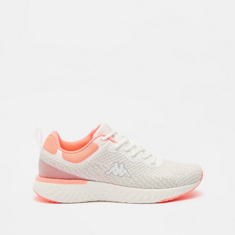 Kappa Women's Logo Detailed Running Shoes with Lace-Up Closure