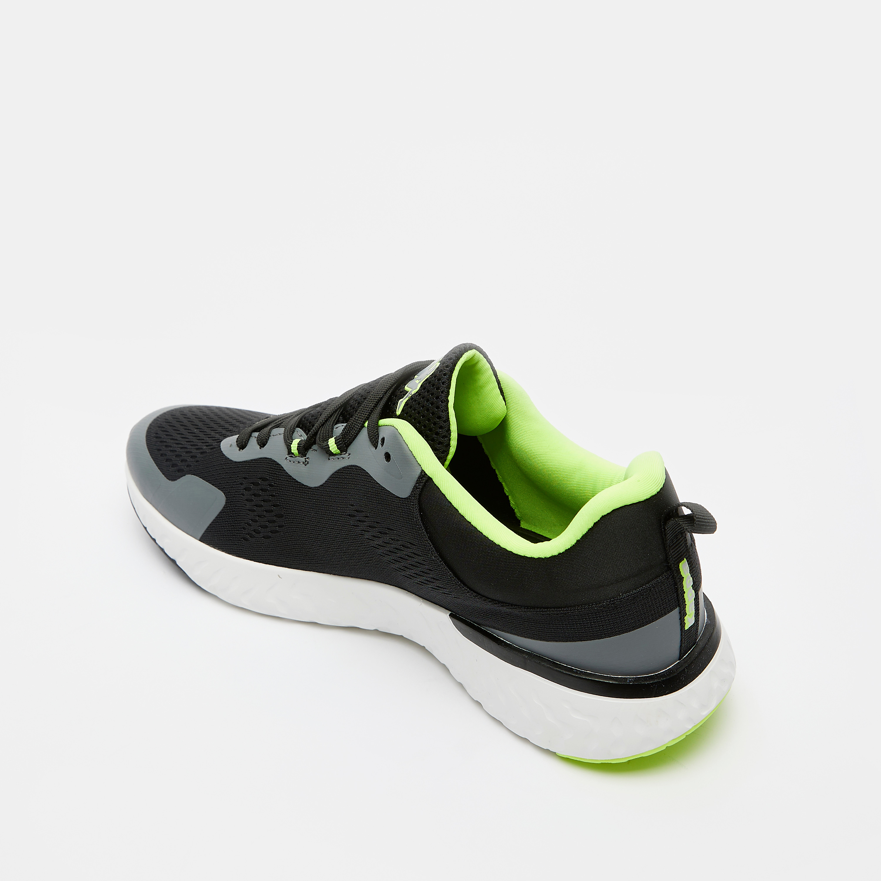 Kappa Men's Textured Lace-Up Trainers-sports-men-shoes-image-3