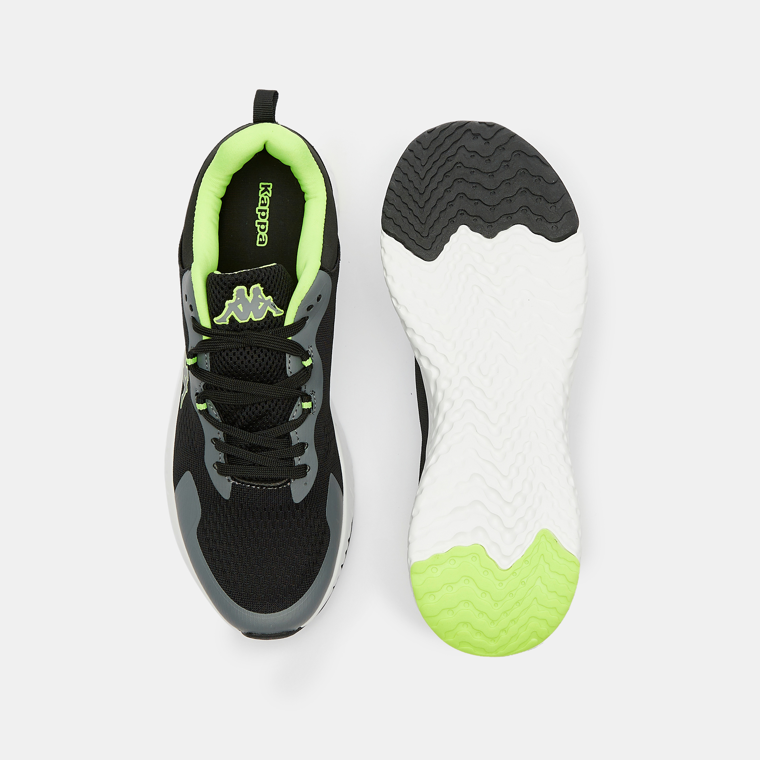Kappa Men's Textured Lace-Up Trainers-sports-men-shoes-image-5