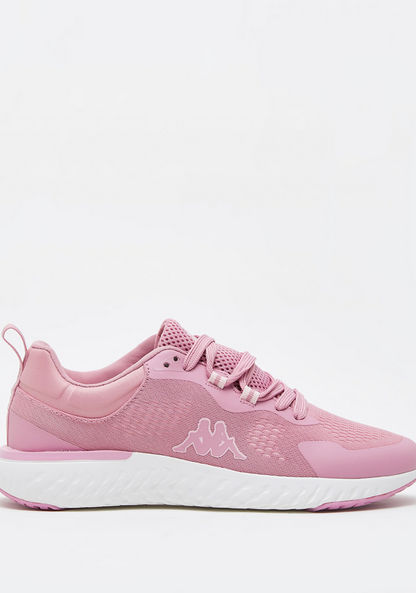 Kappa Women's Logo Print Walking Shoes with Lace-Up Closure