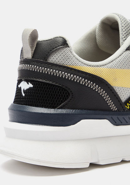 KangaROOS Men's Sneakers with Lace-Up Closure and Panel Detail