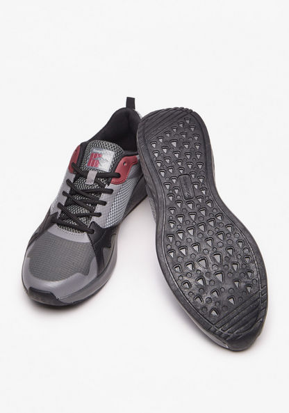 KangaROOS Men's Textured Lace-Up Low Ankle Sneakers-Men%27s Sneakers-image-2