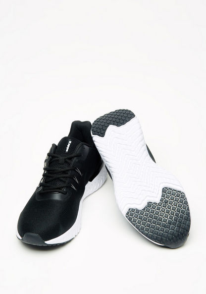 Kappa Men's Textured Lace-Up Walking Shoes-Men%27s Sports Shoes-image-1