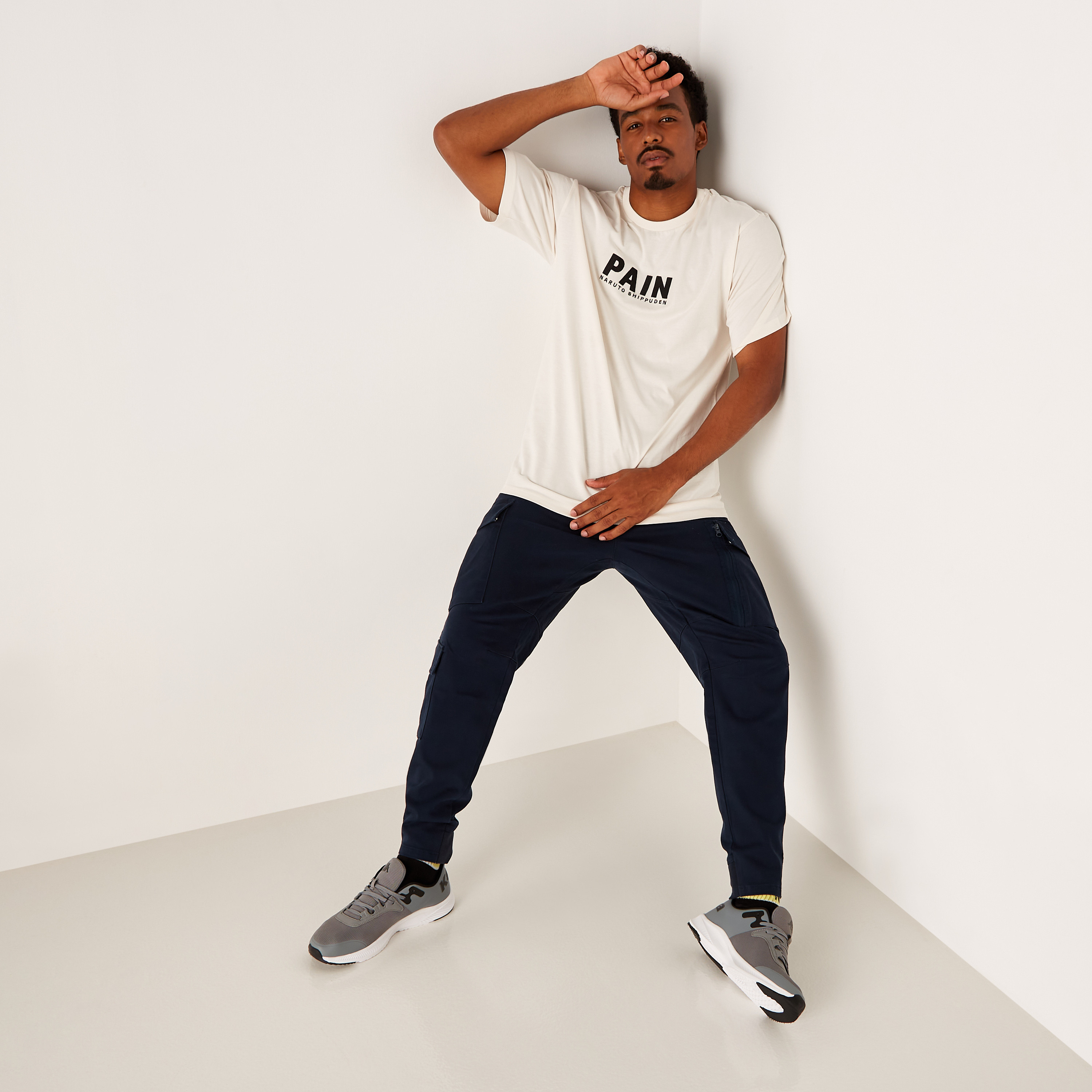 حذاء سنيكرز برباط إغلاق وكاحل منخفض للرجال من كابا-sports-men-shoes-image-5