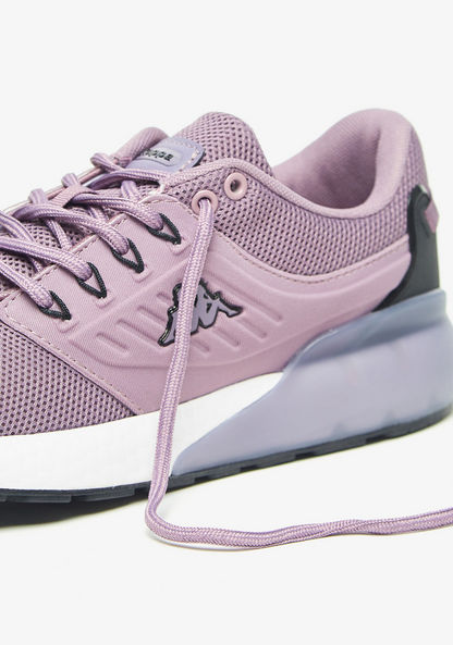 Kappa Women's Textured Sneakers with Lace-Up Closure