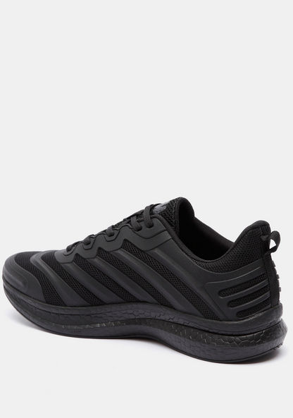 Kappa Men's Textured Sneakers Shoes with Lace-Up Closure