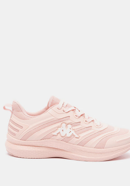 Kappa Women's Textured Walking Shoes with Lace-Up Closure