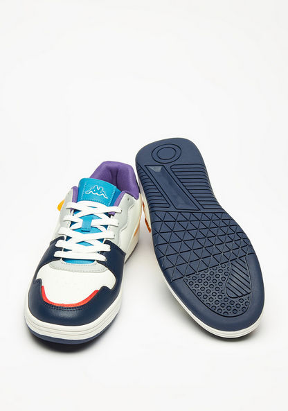Kappa Men's Colourblock Lace-Up Sneakers-Men%27s Sports Shoes-image-2