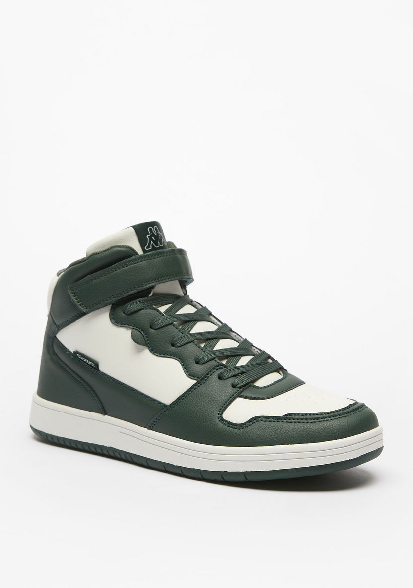 Kappa Men's Panelled High Top Lace-Up Sneakers-Men%27s Sneakers-image-0