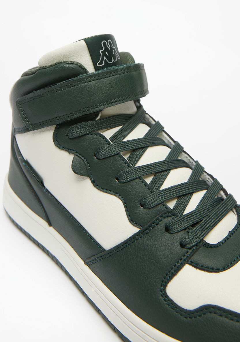 Kappa Men's Panelled High Top Lace-Up Sneakers-Men%27s Sneakers-image-5