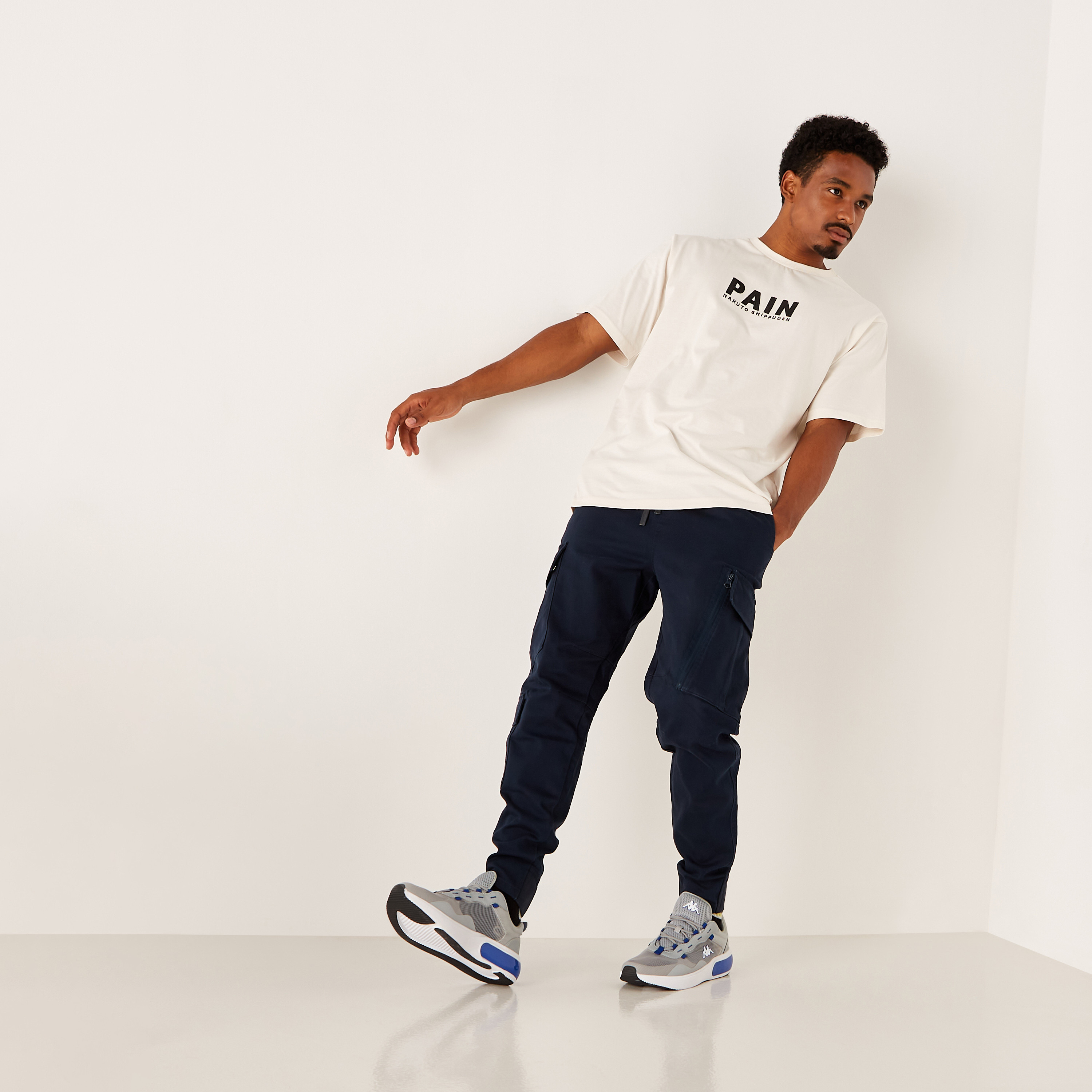 Kappa Men's Lace-Up Low Ankle Sneakers-sports-men-shoes-image-5