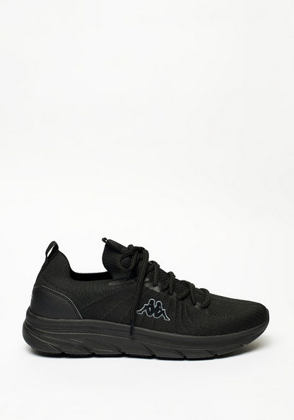 Kappa Men's Textured Lace-Up Sneakers-Men%27s Sports Shoes-image-1