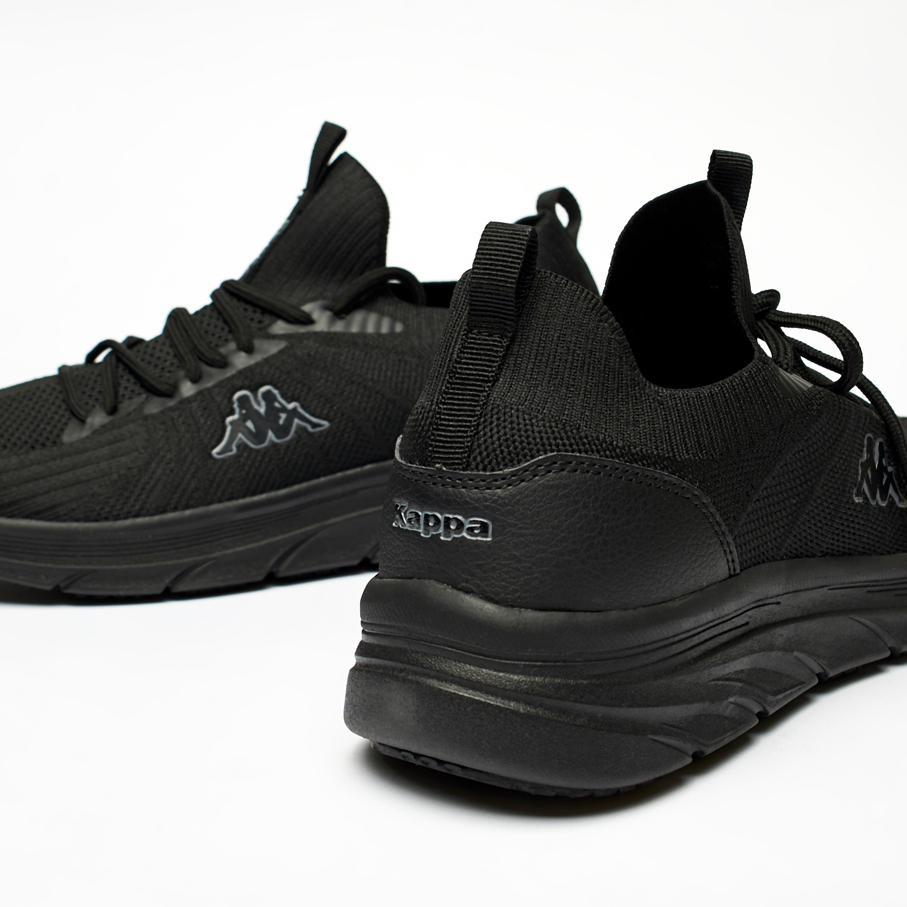 Kappa Men's Textured Lace-Up Sports Shoes with Cushioning-sports-men-shoes-image-4