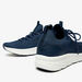 Kappa Men's Textured Lace-Up Sports Shoes with Memory Foam-Men%27s Sports Shoes-thumbnail-3