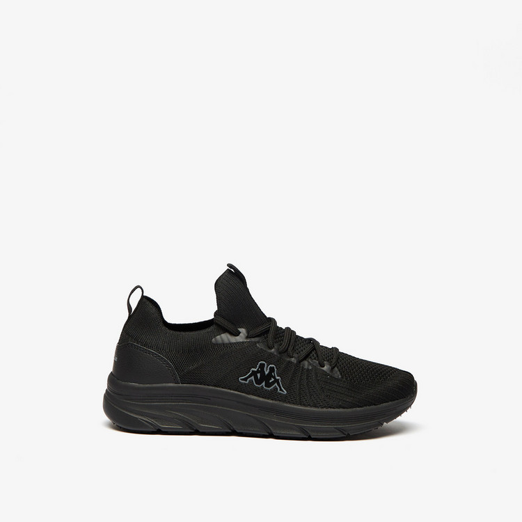 Kappa Women's Textured Walking Sneakers with Lace-Up Closure