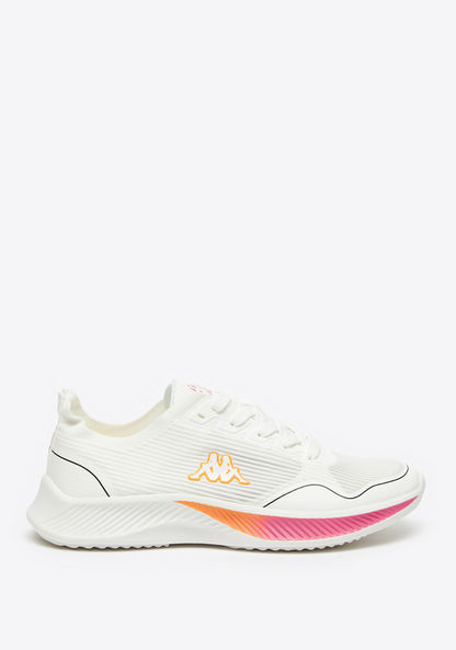 Kappa Women's Textured Sneakers with Lace-Up Closure