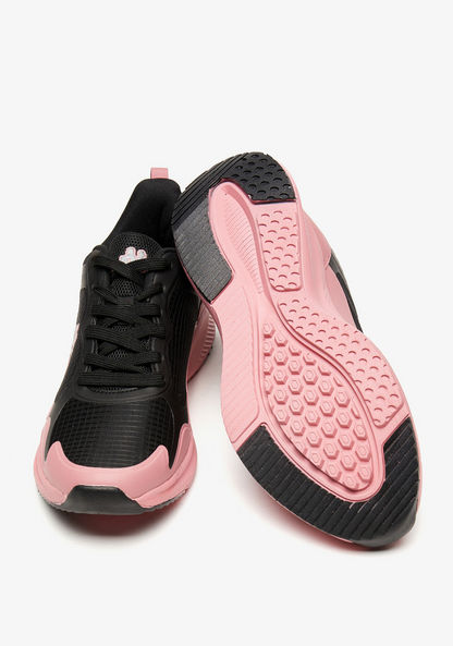 Kappa Women's Textured Trainers with Lace-Up Closure