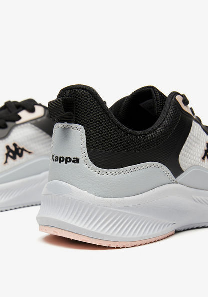 Kappa Women's Textured Trainers with Lace-Up Closure-Women%27s Sports Shoes-image-3