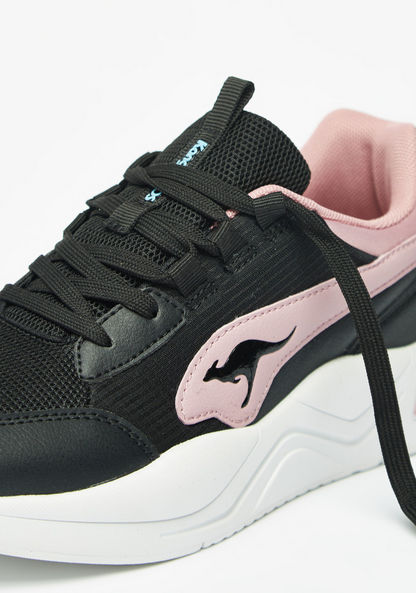 KangaROOS Women's Colourblock Lace-Up Sneakers-Women%27s Sneakers-image-5