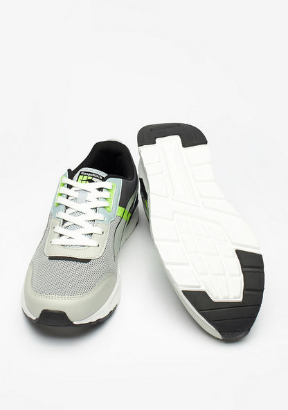 KangaROOS Men's Panelled Lace-Up Sneakers
