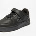 Kappa Boys' Textured Sneakers with Hook and Loop Closure-Boy%27s School Shoes-thumbnail-3
