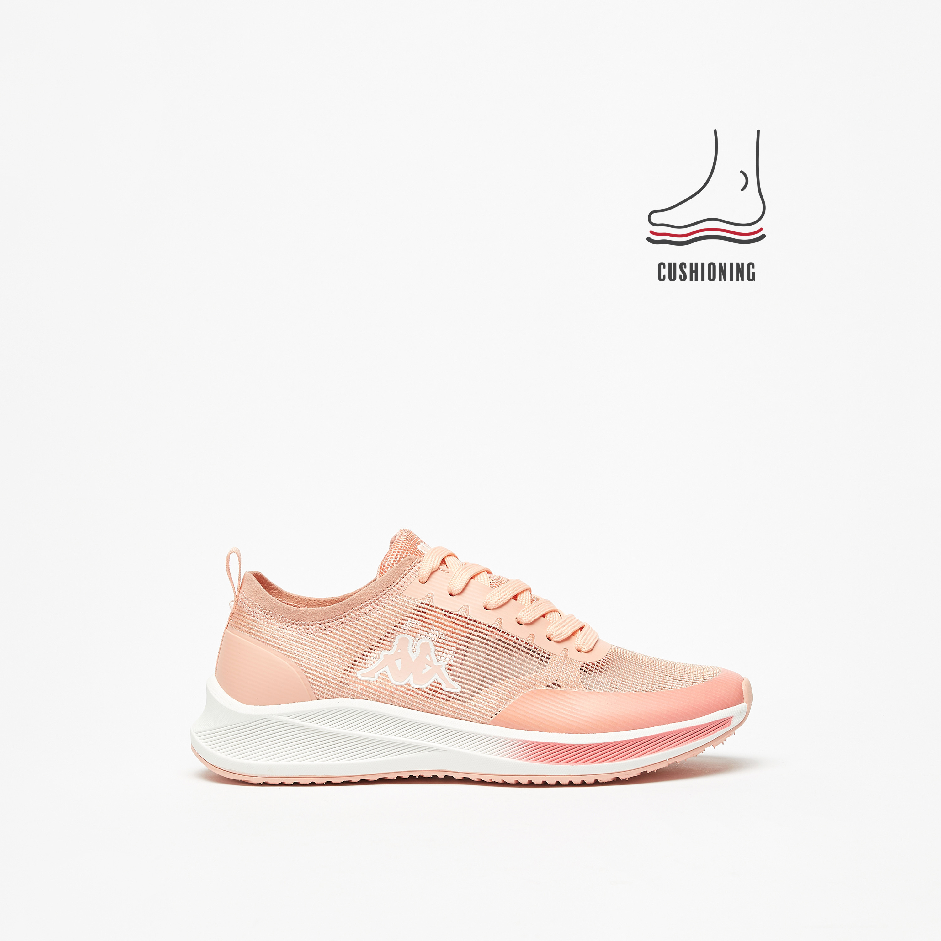 Shop Kappa Women's Gradient Lace-Up Sports Shoes with Cushioning Online ...