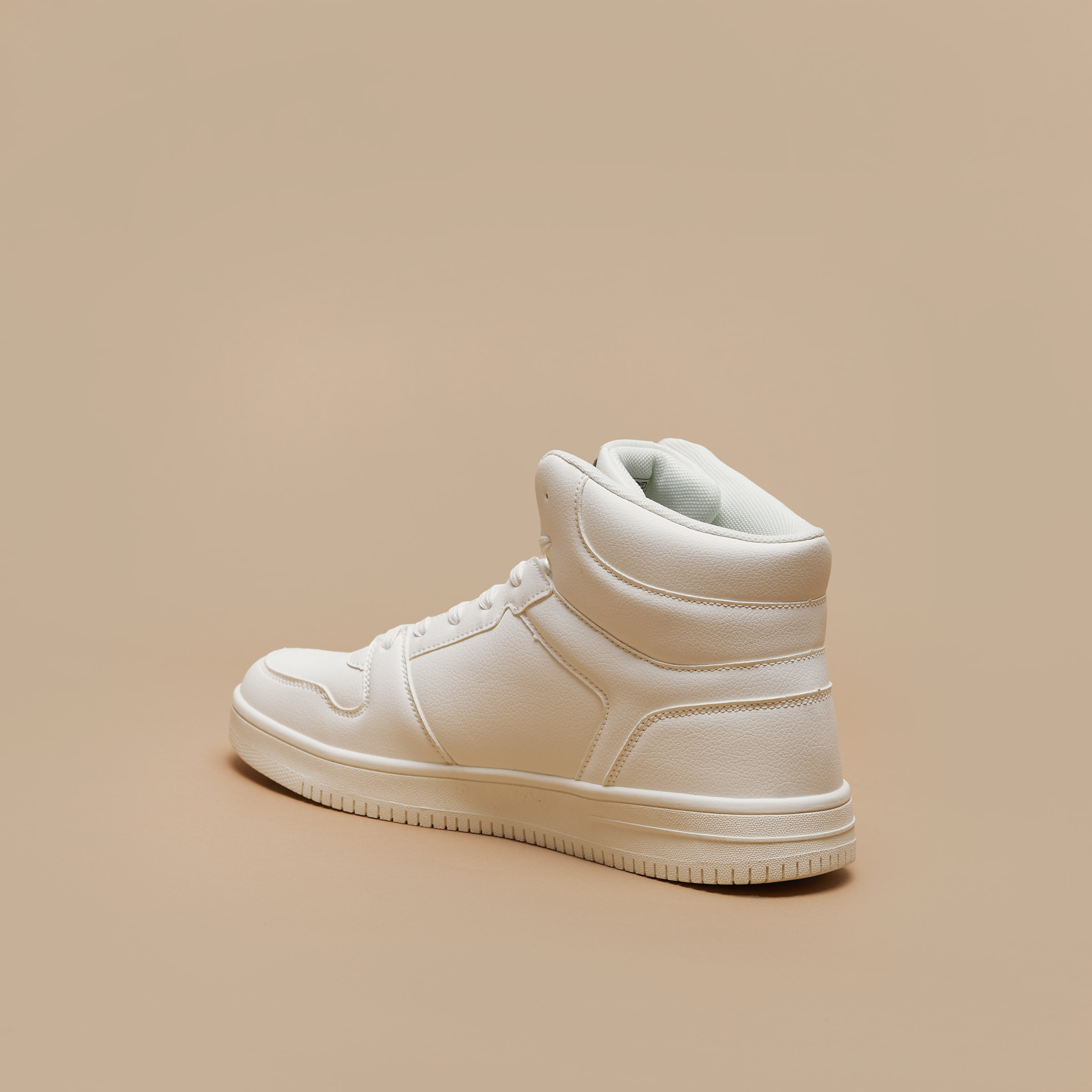 Kappa Men's Lace-Up High Top Sneakers-men-shoes-sneakers-image-2