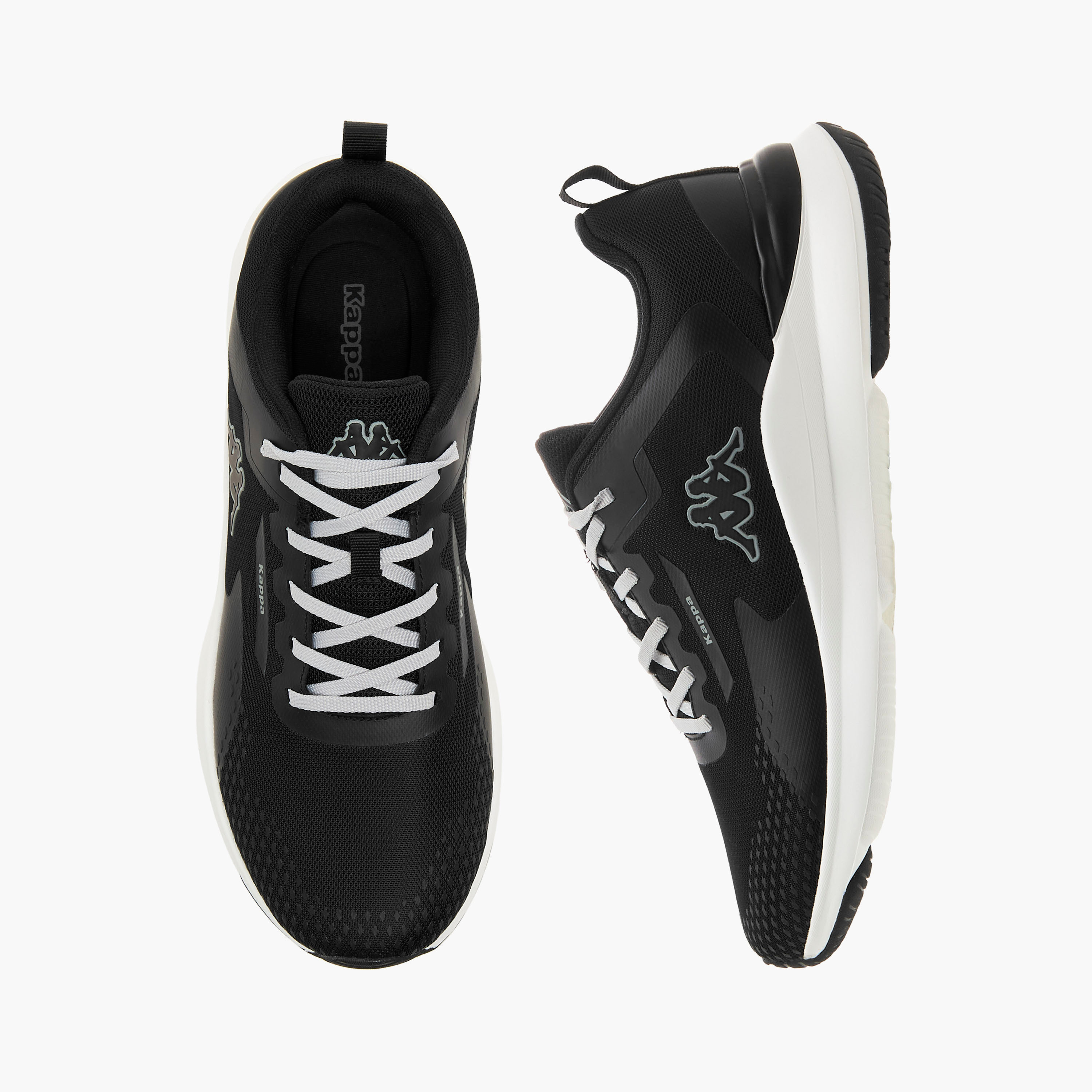 Kappa Men Logo Print Lace-Up Sports Shoes-men-shoes-sports-image-1