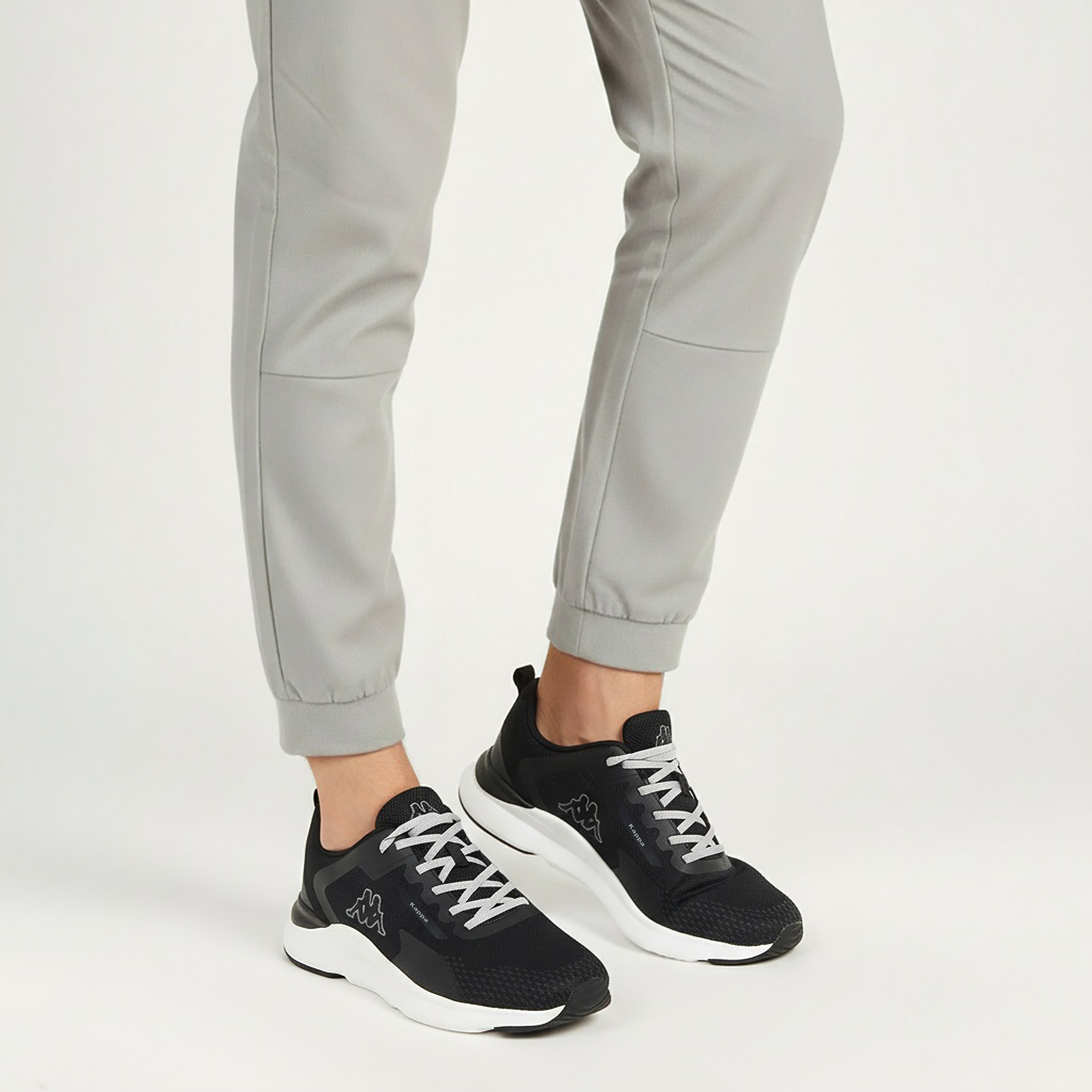 Kappa Men Logo Print Lace-Up Sports Shoes-men-shoes-sports-image-2