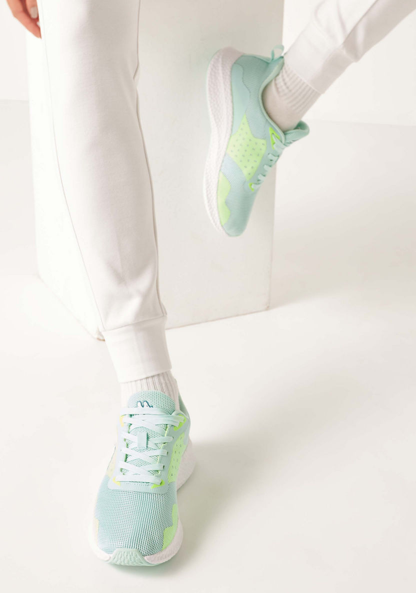 Kappa Women's Colourblock Lace-Up Walking Shoes-Women%27s Sports Shoes-image-1