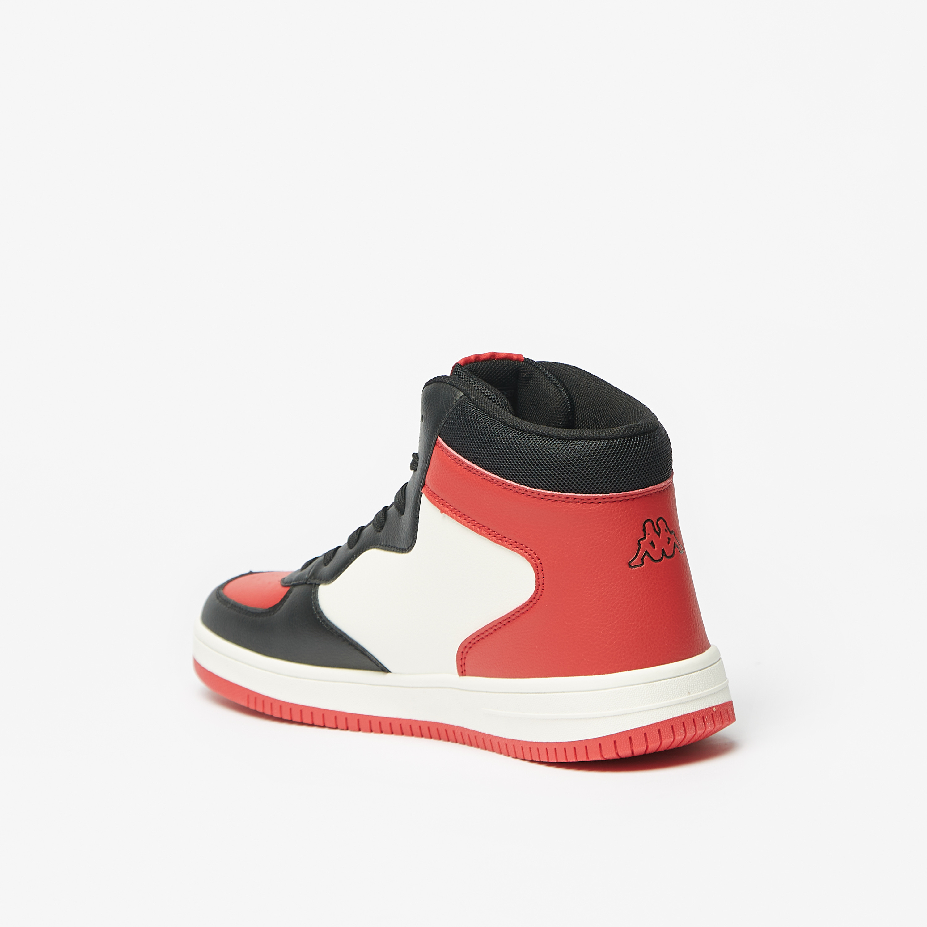 حذاء سنيكرز بقصة مرتفعة وبرباط إغلاق للرجال من كابا-men-shoes-sneakers-image-3