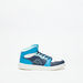 Kappa Men's Logo Print High Cut Sneakers with Lace-Up Closure-Men%27s Sneakers-thumbnail-0