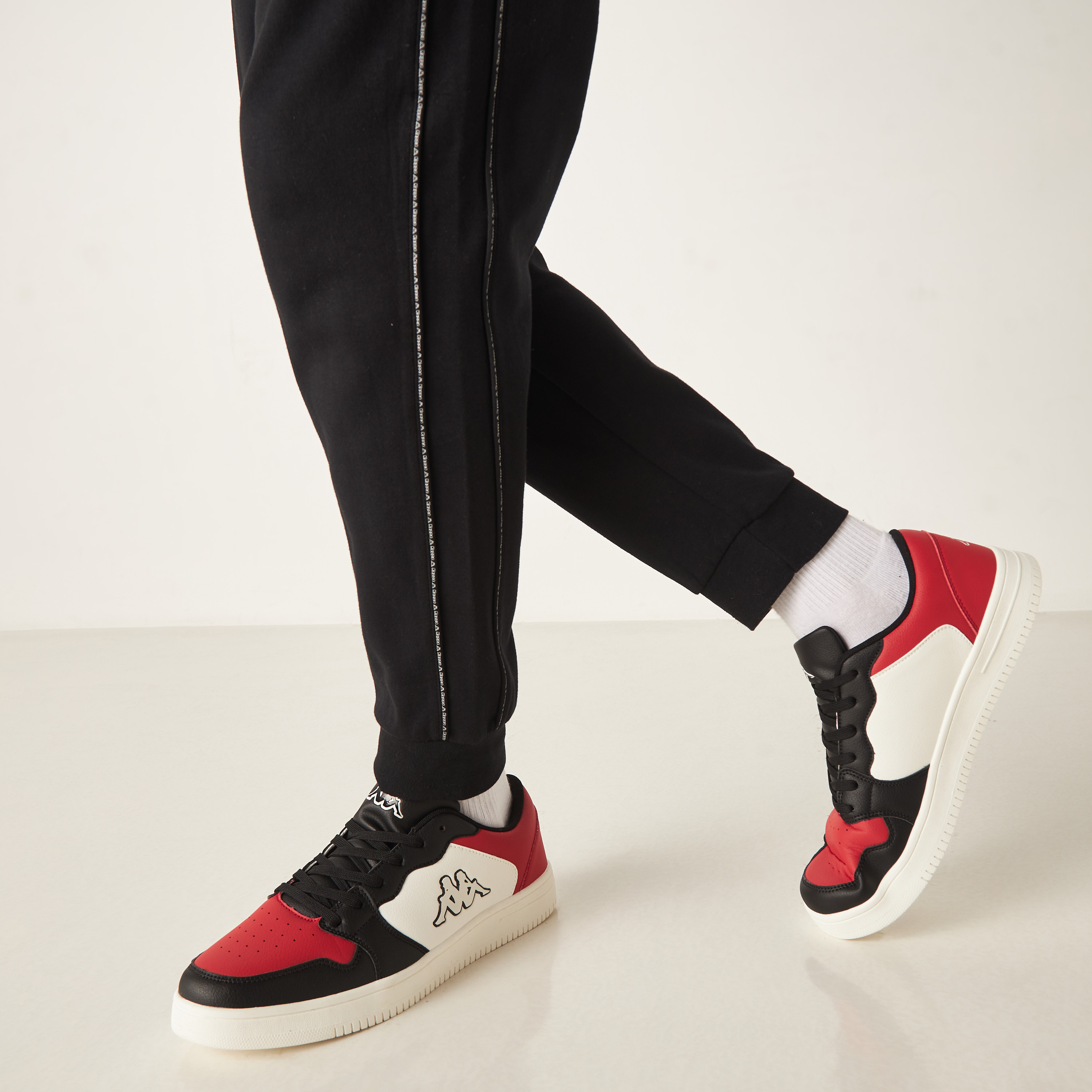 新品未使用　kappa Shop Kappa Men's Textured Lace-Up Walking Shoes Online