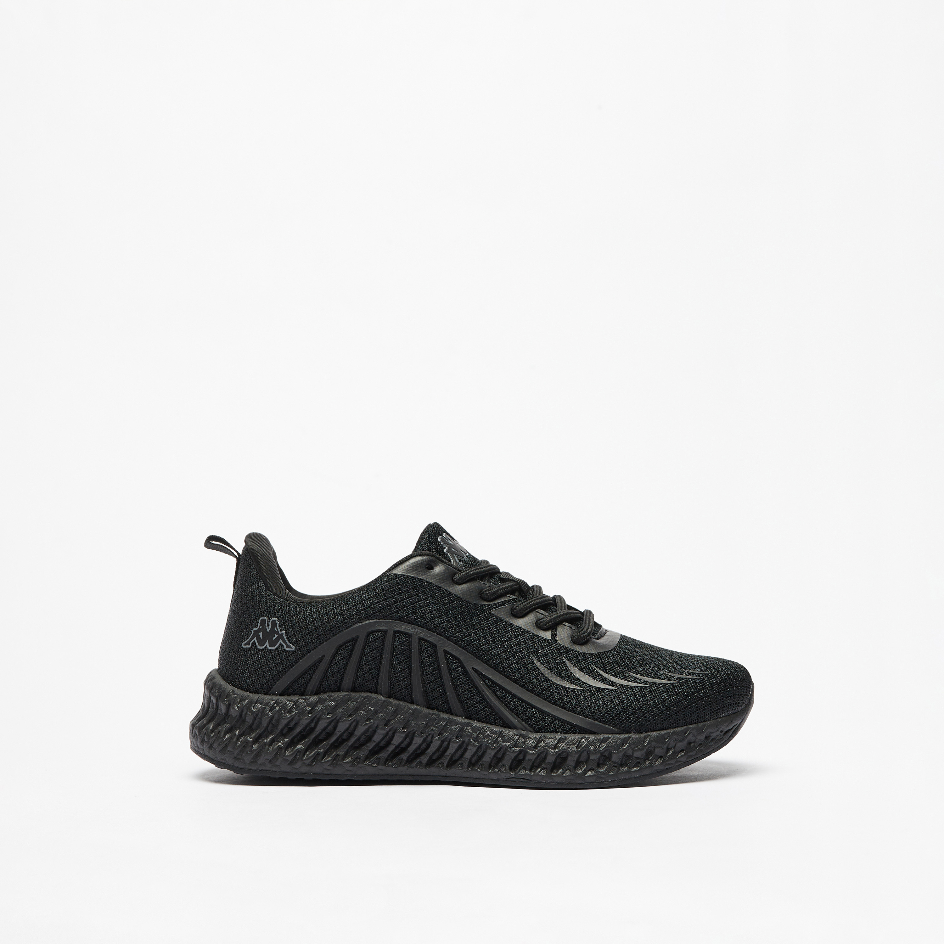 Kappa Women's Textured Lace-Up Sports Shoes with Cushioning-sports-women-shoes-image-3