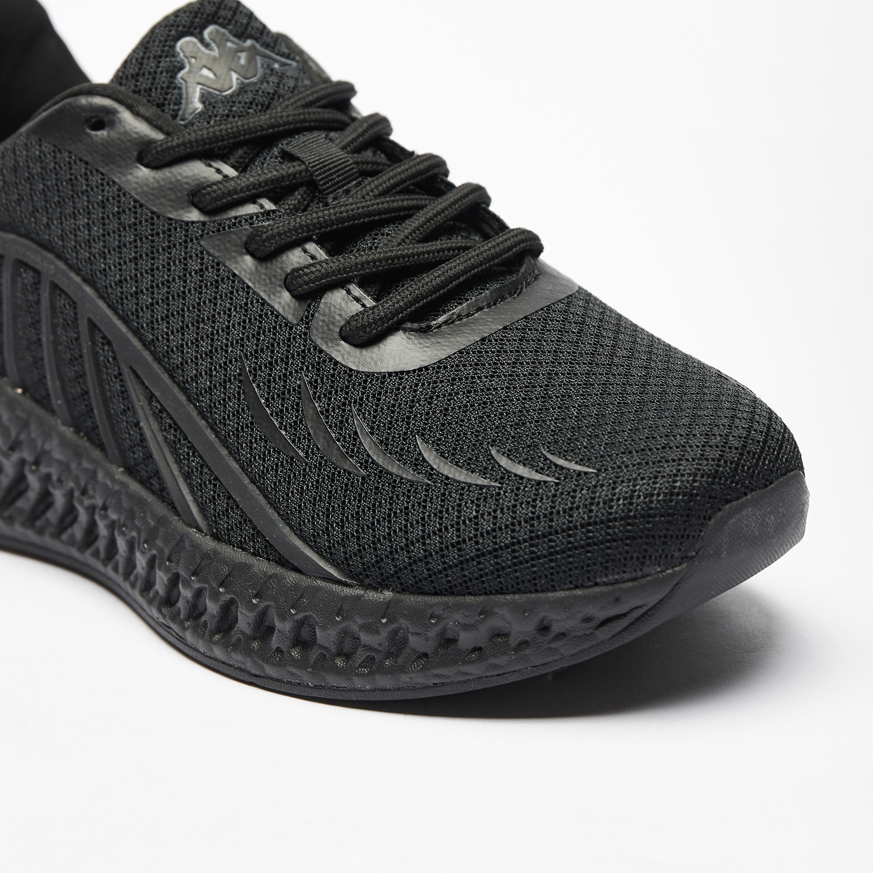 Kappa Women's Textured Lace-Up Sports Shoes with Cushioning-sports-women-shoes-image-5